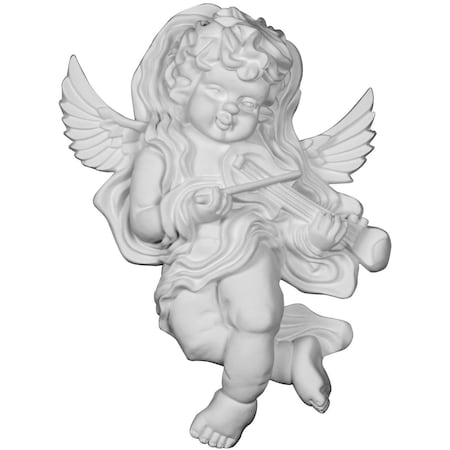 Ekena Millwork 9 1/4"W x 13 3/8"H x 4"P Classic Angel Onlay, Right ONL09X13X04AN-R